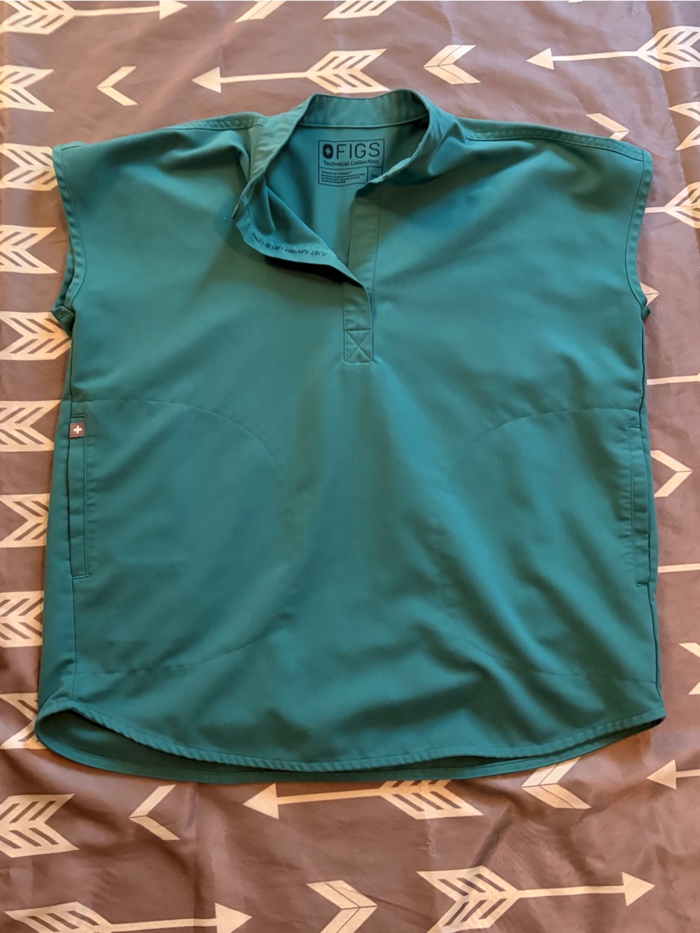 Marine figs xxs Rafaela V-Neck Medical Scrub Top